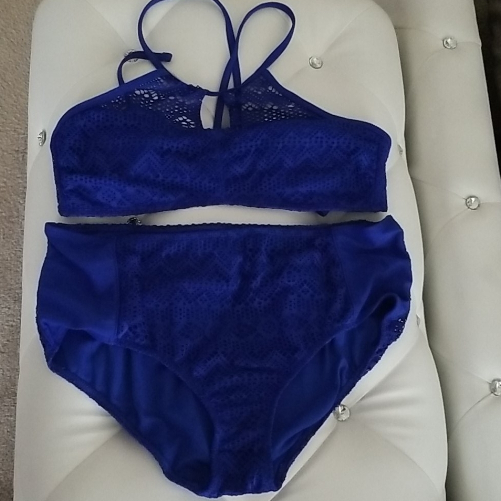Blue bathing suit